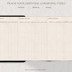 Digital Garden Planner, Garden To Do List, Gardening Task List, Garden Tracker, Goodnotes Planner, Yard Journal, Vegetable Patch Journal image 4
