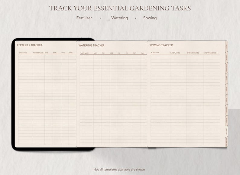 Digital Garden Planner, Garden To Do List, Gardening Task List, Garden Tracker, Goodnotes Planner, Yard Journal, Vegetable Patch Journal image 4
