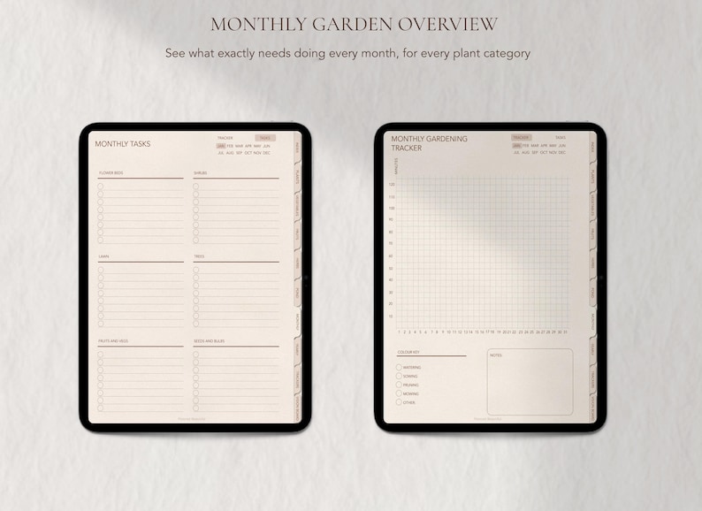 Digital Garden Planner, Garden To Do List, Gardening Task List, Garden Tracker, Goodnotes Planner, Yard Journal, Vegetable Patch Journal image 5