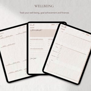 Digital Fitness Planner for Goodnotes, Workout Planner Template iPad, Weight Loss Tracker Journal, Exercise and Gym Log, Meal Planner List image 7