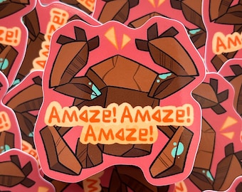 Project Hail Mary Rocky Amaze Amaze Amaze Vinyl Waterproof Sticker