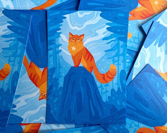 Into the Wild - Firestar Warriors illustration print