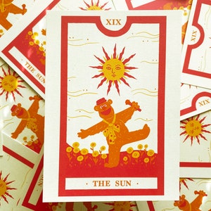 The Sun - Fozzie - Muppets inspirierte Tarot Karten Illustration