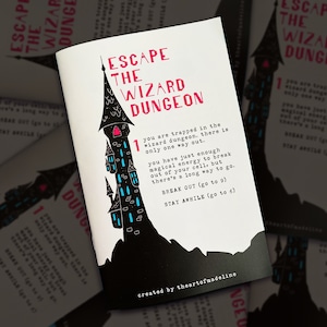 Escape the Wizard Dungeon - Interactive Fiction Zine Gamebook CYOA