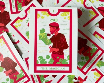 The Magician Jim Henson - muppets inspired tarot card illustration print