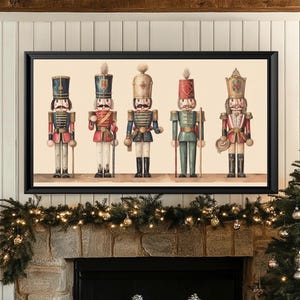 Samsung Frame TV Art Christmas Nutcrackers|Frame TV Art Collection|Christmas Decor |Seasonal,Holiday Decor|Smart TV Christmas Art|#201