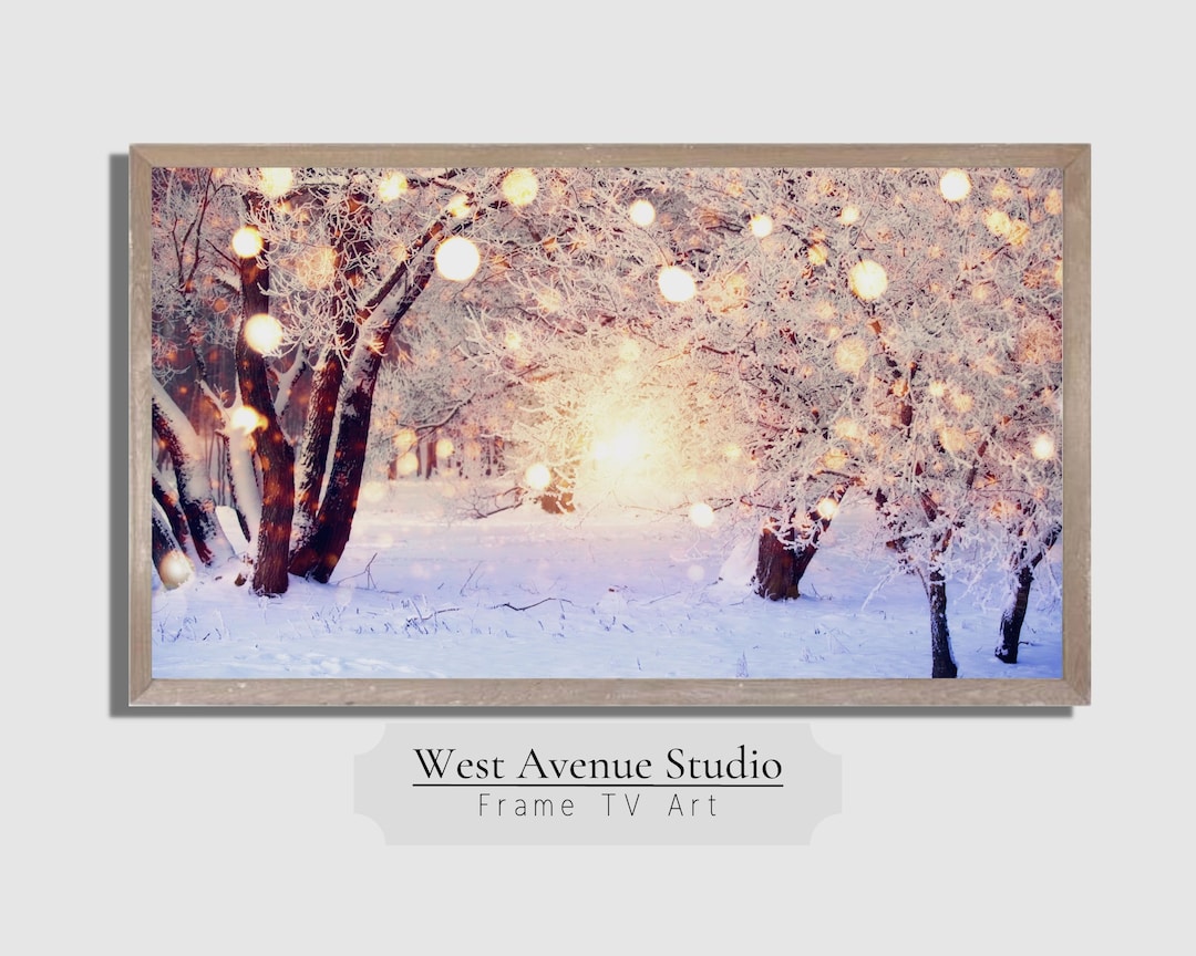 Christmas Tv Art Samsung Frame TV Art Christmas - Etsy
