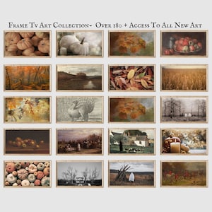 Samsung Frame TV Art Set of 200 plus| Frame TV Art Collection| Fall Decor |Seasonal,Holidays, Vintage,Abstract & Botanical TV Art Work