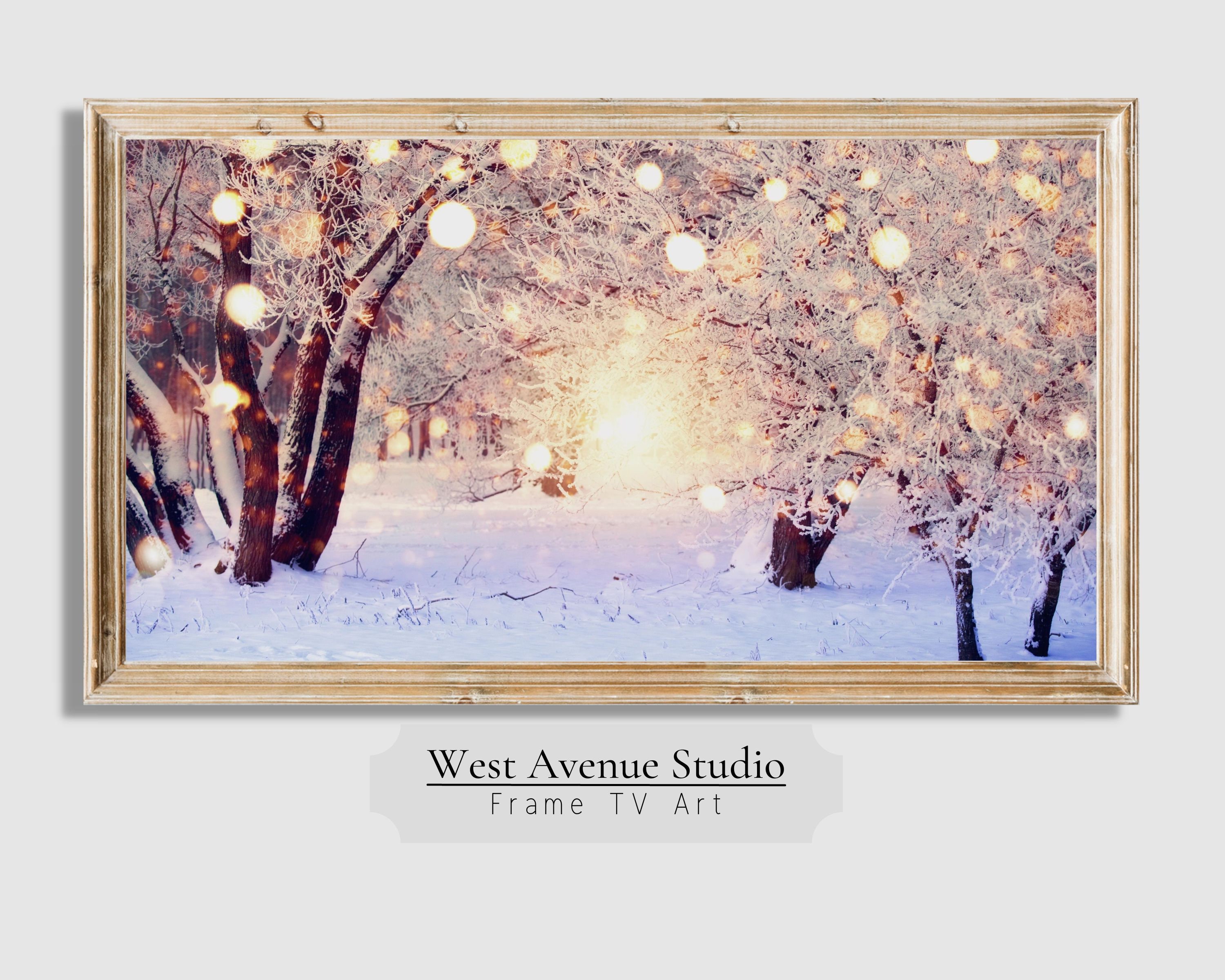 Christmas Tv Art Samsung Frame TV Art Christmas - Etsy