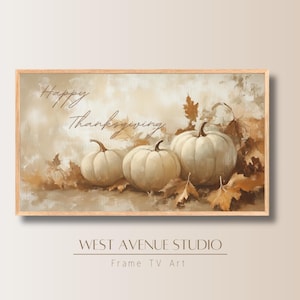 Frame TV Thanksgiving Art, Thanksgiving Textured art, Happy Thanksgiving, Instant Download TV Art, Fall Wall Art, Samsung Frame TV Art