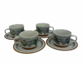 Assiettes à soupe avec poignées D 16 cm Goebel Oeslauer usine Country Wallis Assiettes à soupe avec poignées D 16 cm Goebel Oeslauer usine Country Wallis