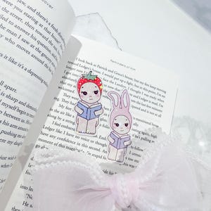 Sonny Angel Bookish Holographic Sticker -  Y2K Angel Sticker - Sonny Angel Sticker -  Book Lover Gift - Kindle Stickers