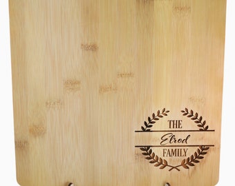 Personalized Bamboo Cutting Board Real Estate Closing Gift Housewarming Gift Christmas Anniversary