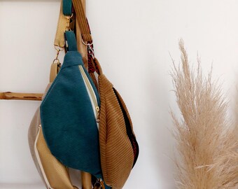 Velvet fanny pack