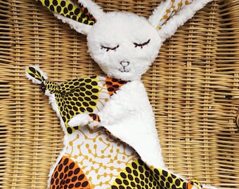 Personalized rabbit comforter