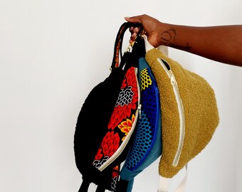 Two-material fanny pack