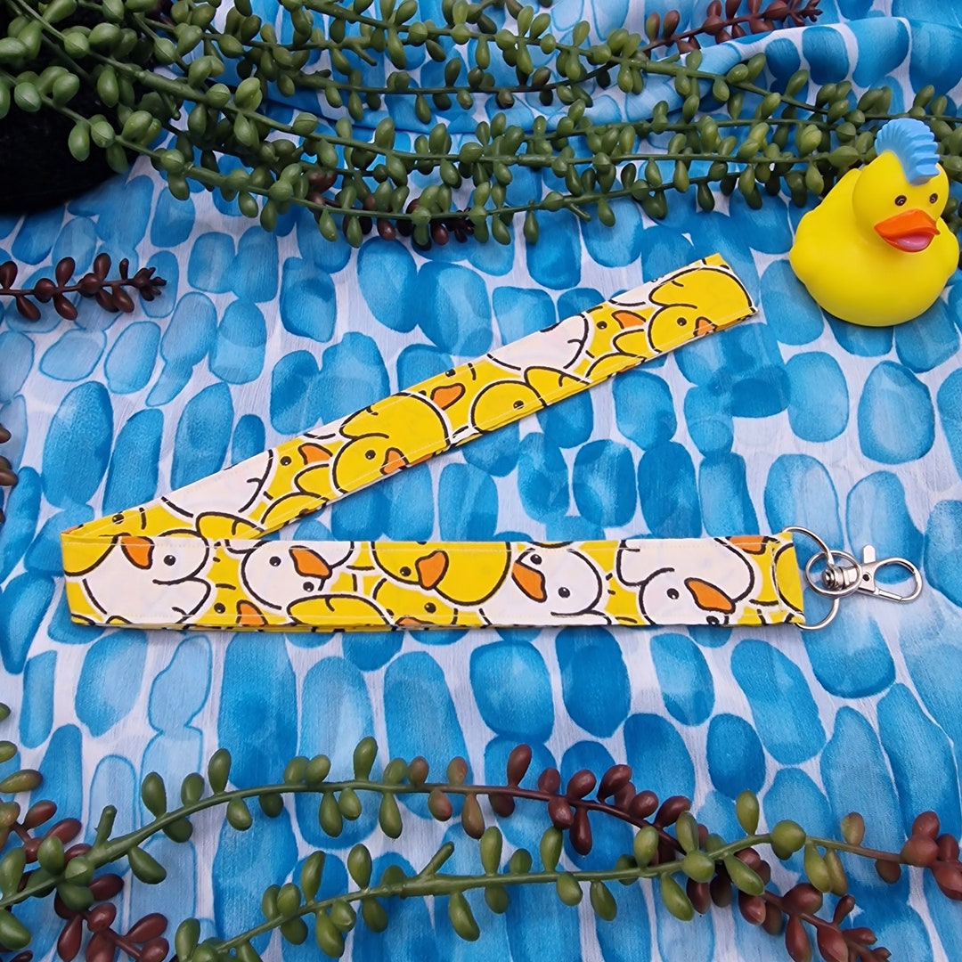 Rubber Duck Lanyard for Work ID Badge Teacher Badge College Etsy