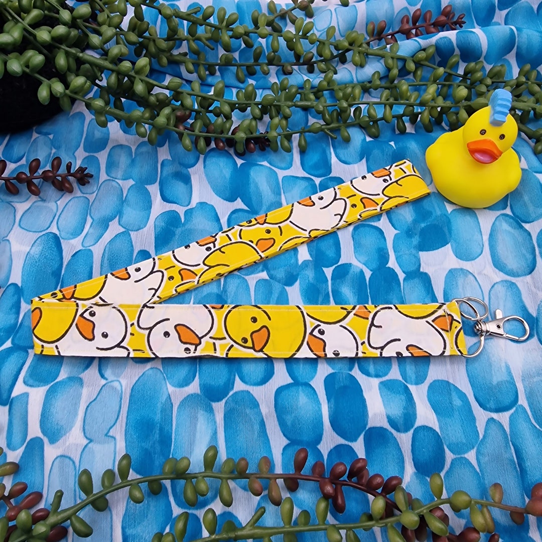 Rubber Duck Lanyard for Work ID Badge Teacher Badge College Etsy