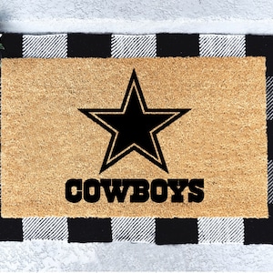 Dallas Cowboys Mat | Welcome Mat | Funny doormat | Personalized doormat | Gifts | Custom Doormat| Housewarming gift