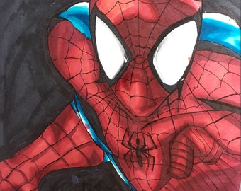 Spiderman A4 drawing/Poster