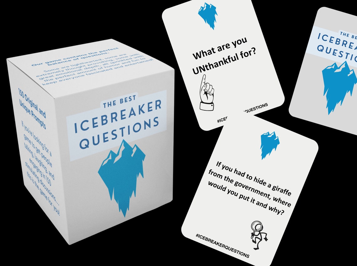 The Best Icebreaker Questions - Card Game™ - Family Party Game - Get to ...
