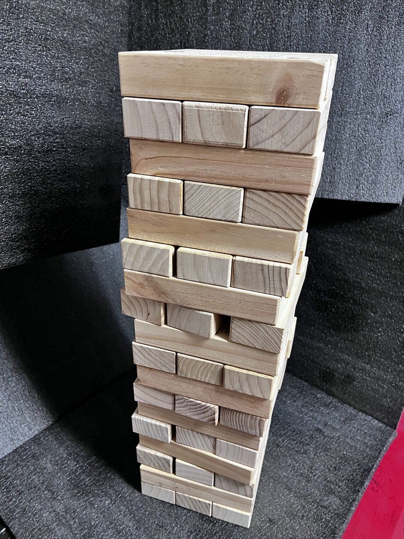 Giant Block Party - Drinking Game | Big Tower - Tipsy Tower - Yard Game - Bachelorette Wedding Party - Lawn Game - Custom Funny Adult Drunk image 9