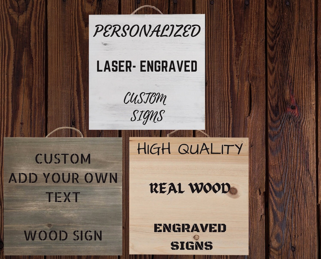 Custom Add Your Own Text Sign - 10