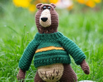 Archie the Bear Crochet Pattern