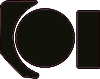 Modello di decalcomania del motore clone