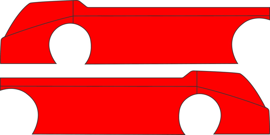 Go Kart High Side Template Etsy