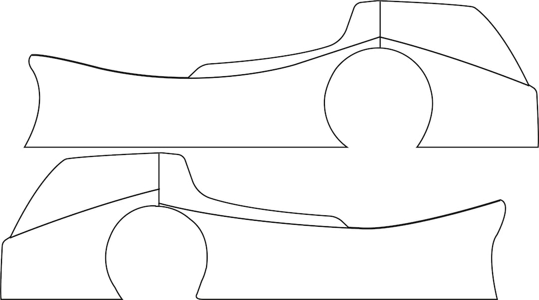 Go Kart Swoop Body Template Etsy