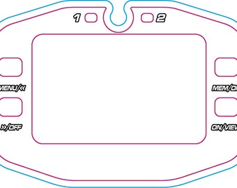 Modello adesivo Mychron 4 Tach