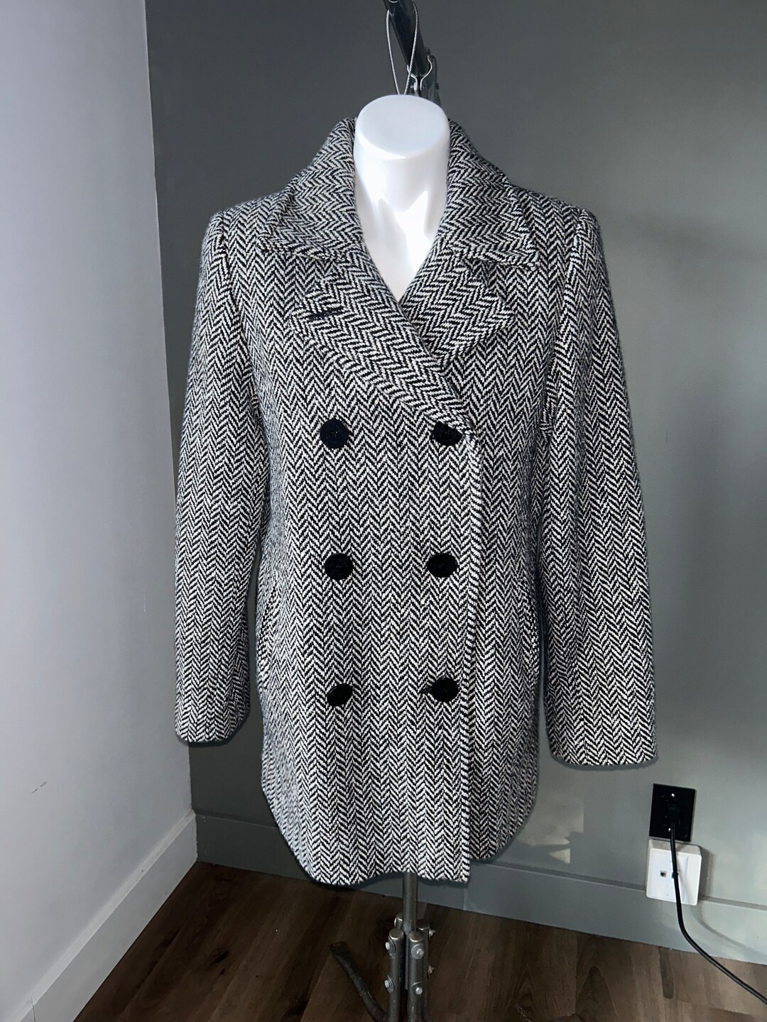 Vintage LL Bean Women's Size Small Double Breasted Wool Etsy