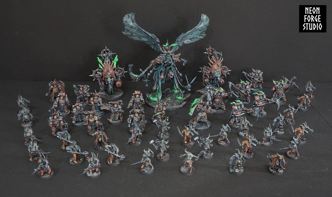 WH40K Death Guard Mortarion Deathshroud Terminators Poxwalkers