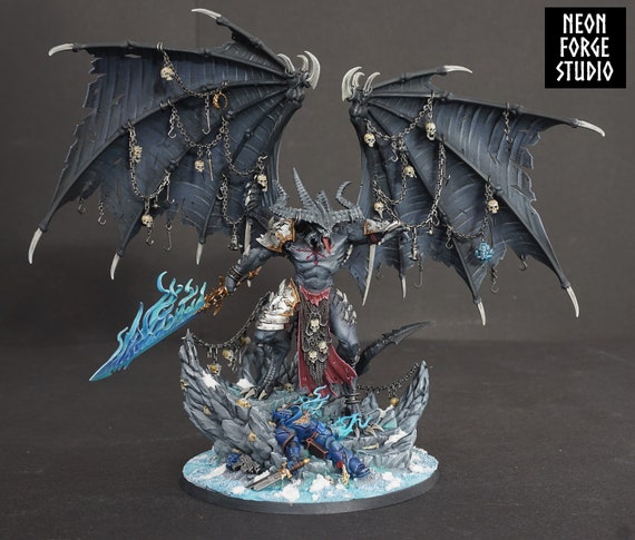 ヴァイスシュヴァルツ Warhammer 40,000 Be'lakor Be'lakor Wh40k Age of Sigmar Commission - Etsy