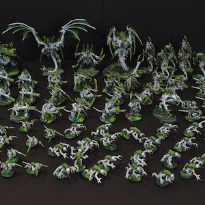 WH40K Tyranids Army Hive Tyrant Carnifex Hive Guard Lictor Zoanthropes Neurothropes Termagants COMMISSION