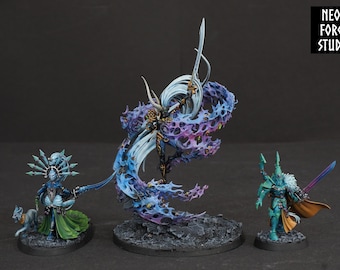 WH40K Ynnari Yncarne Yvraine Visarca Triunvirato de Ynnead