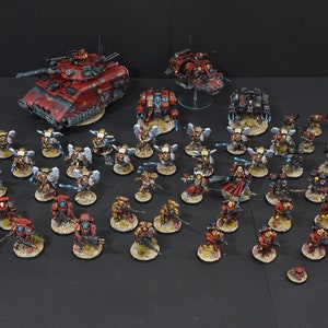 WH40K Space Marines Blood Angels Army Commission Elite Level