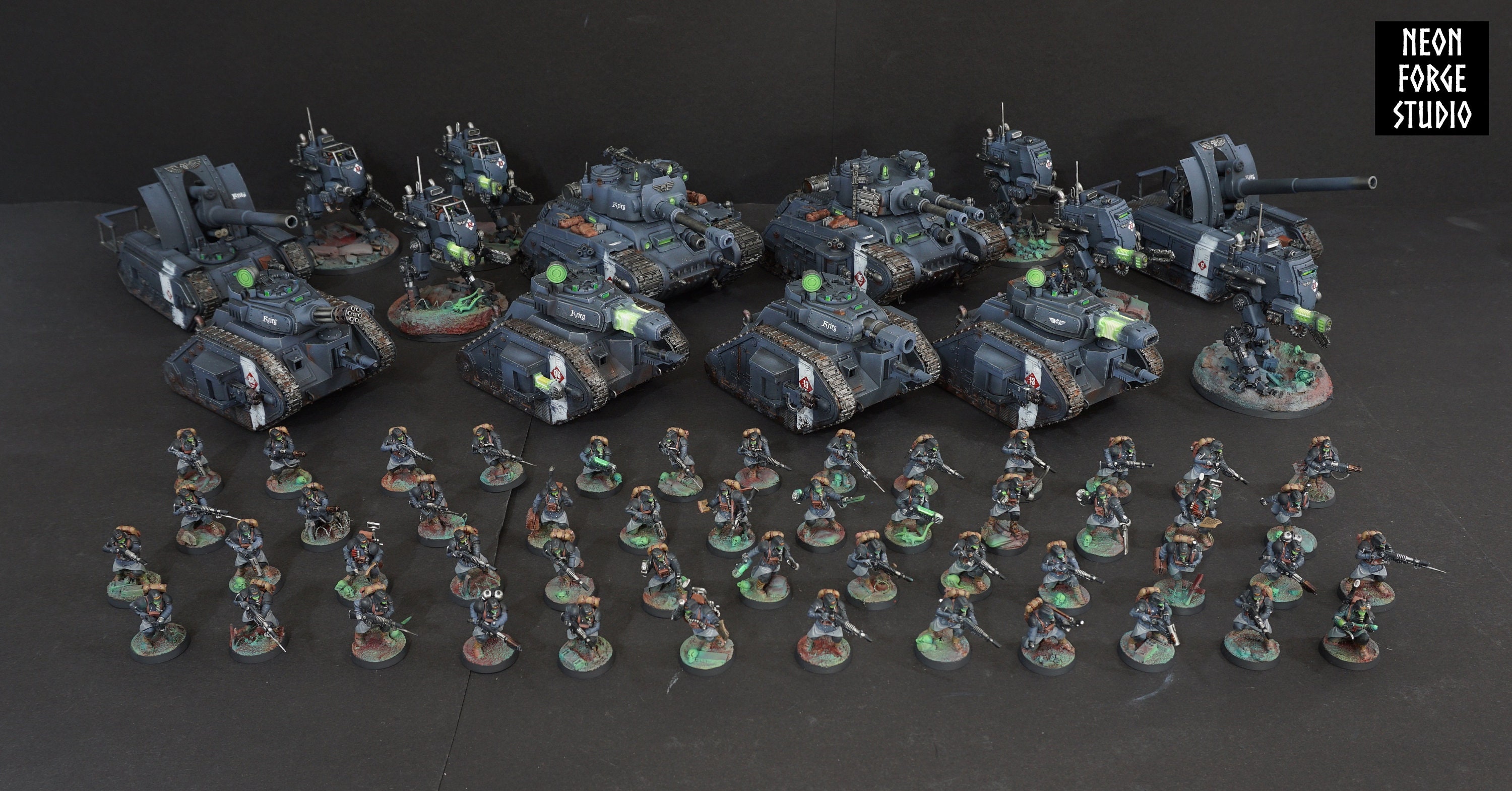 WH40K Death Korps of Krieg Imperial Guard Army COMMISSION - Etsy