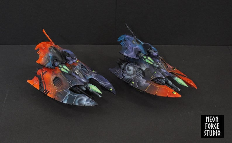 Figurine Warhammer 40K - Hemlock Wraithfighter - Eldars - Plastique - Occasion
