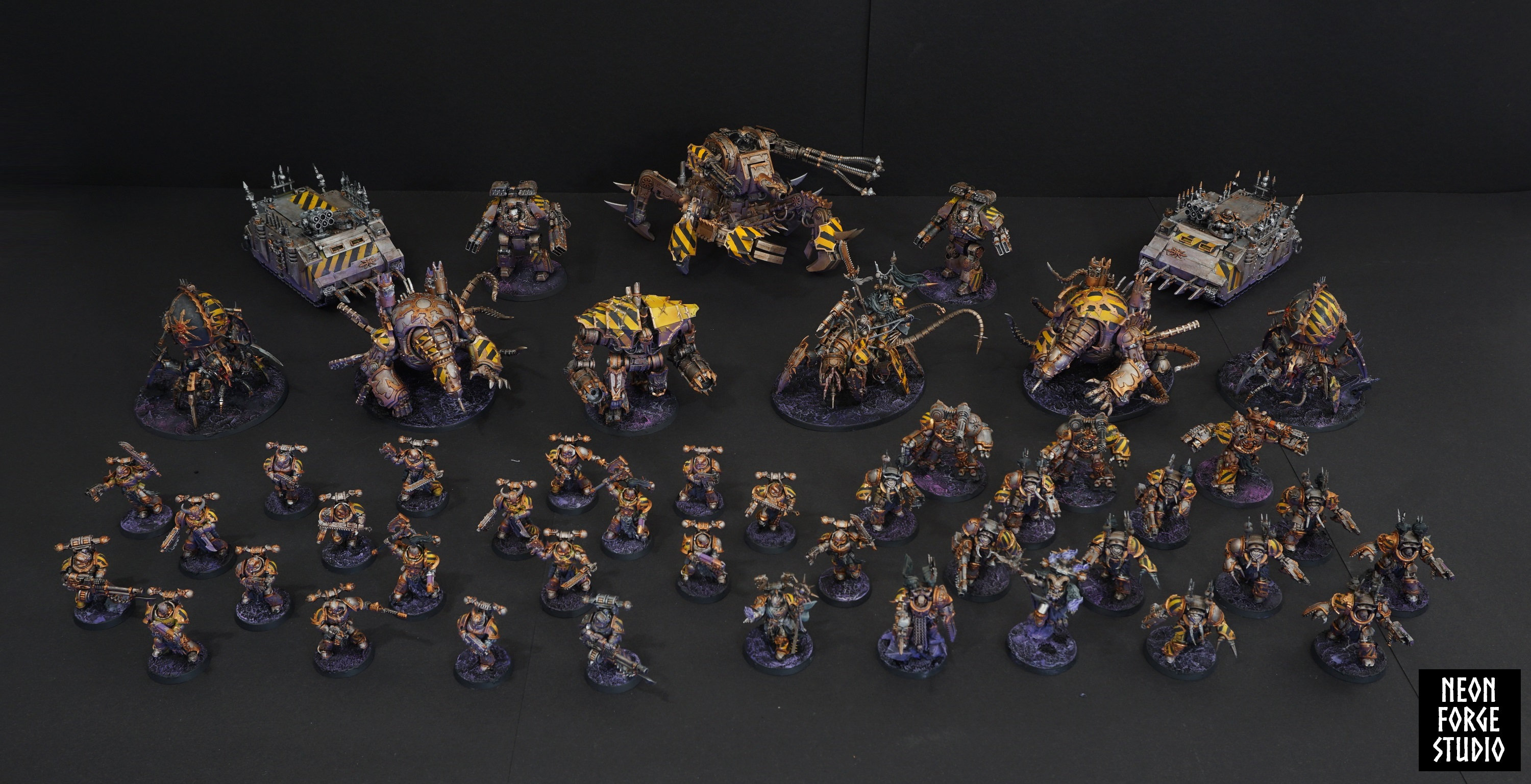 WH40K Chaos Space Marines Army 2000 Pts Impulsor Gladiator Etsy