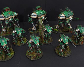 thumbnail image 2 of Games Workshop Warhammer 40K Imperial Knights Armiger Legs Bits - Unassembled 2 of 4