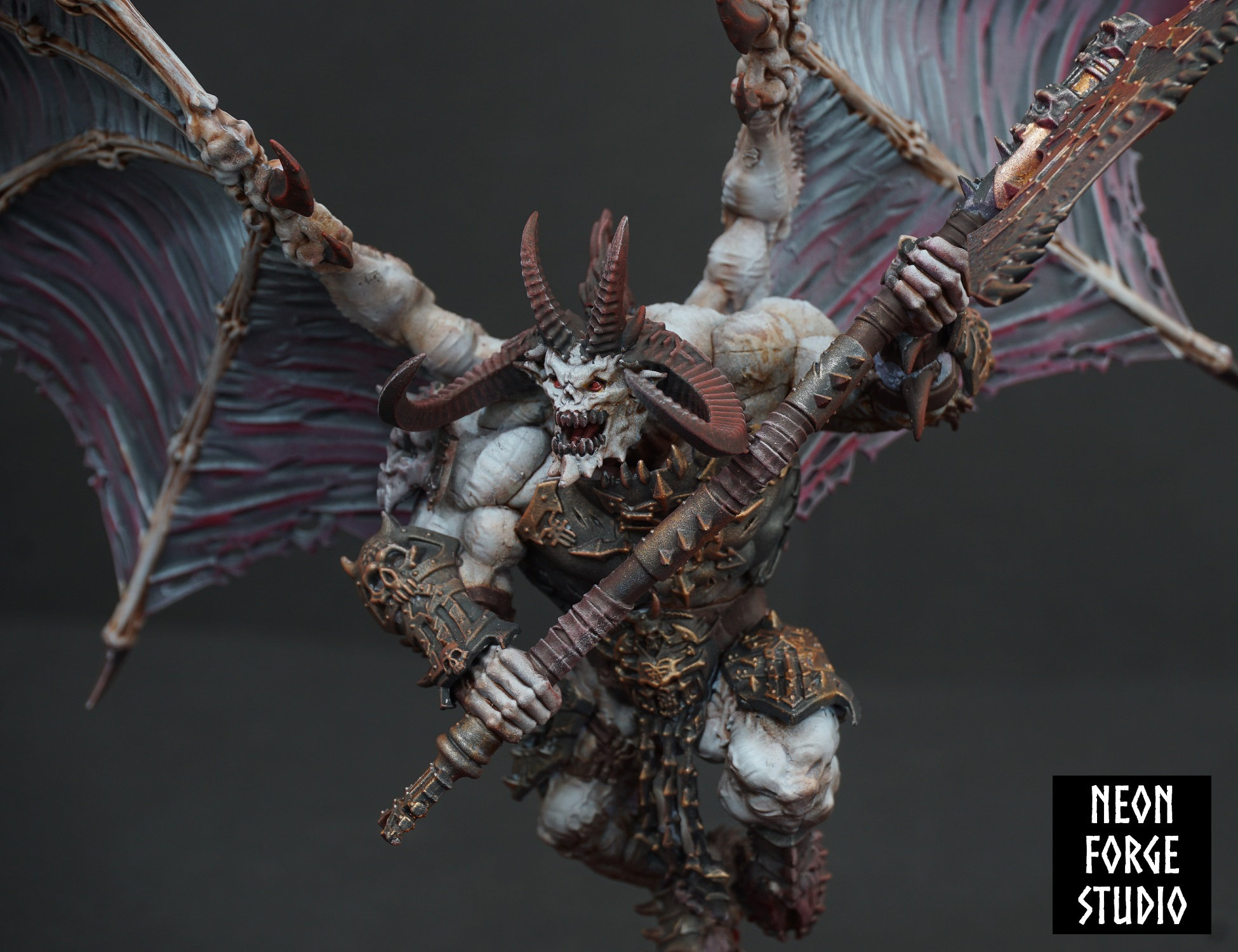 Bloodthirster Wh40k Age of Sigmar Commission - Etsy