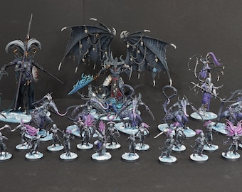 WH40K AoS Slaanesh Chaos Daemons Army Be'lakor Keeper of Secrets Daemonettes