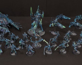 WH40K Craftworld Eldar Army: Pro Painted Miniatures Commission