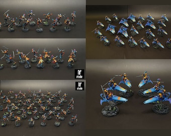 Warhammer 40k Skyweavers (3 Modelli) – Dipinti Professionalmente – Esercito Harlequins