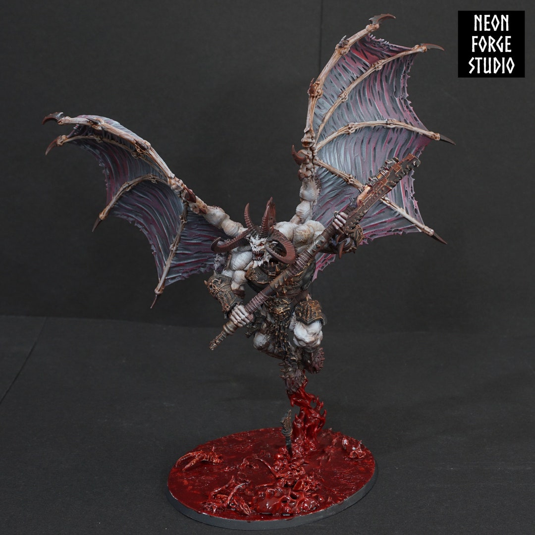 Bloodthirster Wh40k Age of Sigmar Commission - Etsy