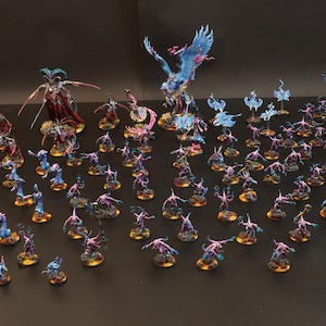 WH40K AoS HUGE Tzeentch Slaanesh Chaos Daemons Army