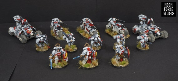 WH40K Space Marines White Scars Outriders Bladeguard ELITE LEVEL