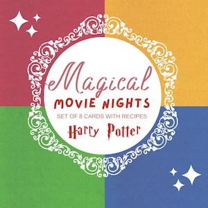 Tarjetas HP Magical Movie Night (juego de 8)